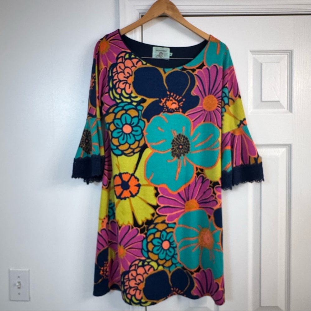 Judith March dress sz medium Fun Print